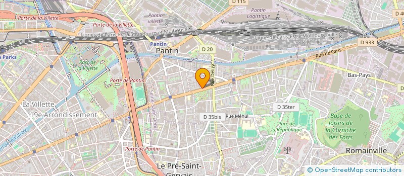 localisation de l'entreprise MONSIEUR NADIR KHELID à PANTIN