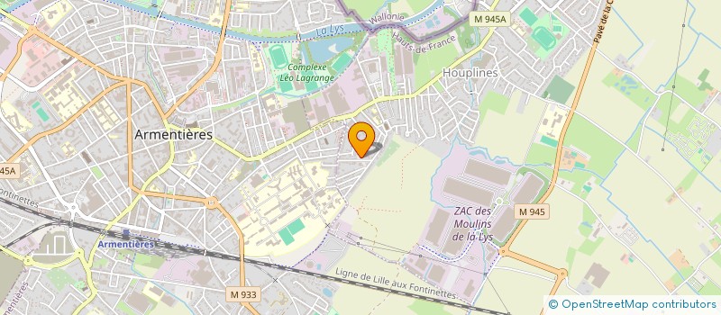 localisation de l'entreprise MONSIEUR NADIR KHELIL  HOUPLINES