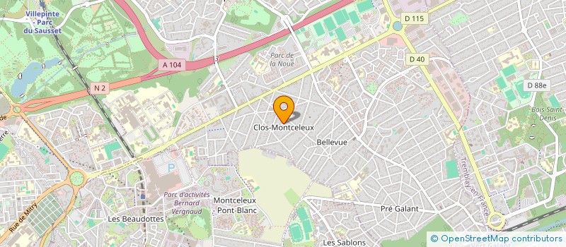 localisation de l'entreprise MONSIEUR NADIR LAGUEL à VILLEPINTE