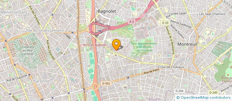localisation de l'entreprise MONSIEUR NADIR LAICHOUR à BAGNOLET