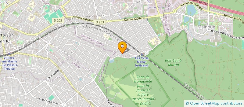 localisation de l'entreprise MONSIEUR NADIR MENNI  NOISY-LE-GRAND