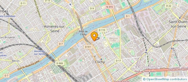 localisation de l'entreprise MONSIEUR NADIR NACER à CLICHY