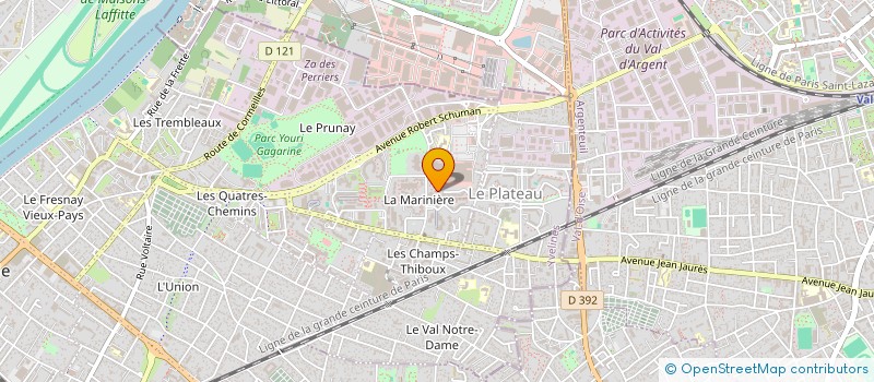 localisation de l'entreprise MONSIEUR NADIR OUBBEA  SARTROUVILLE