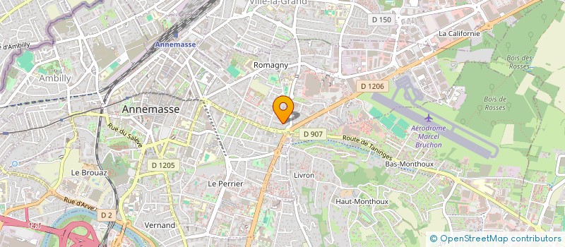 localisation de l'entreprise MONSIEUR NADIR OUCHOUKHI  ANNEMASSE