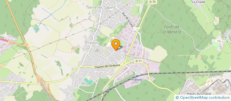 localisation de l'entreprise MONSIEUR NADIR REBAHI  FRANOIS