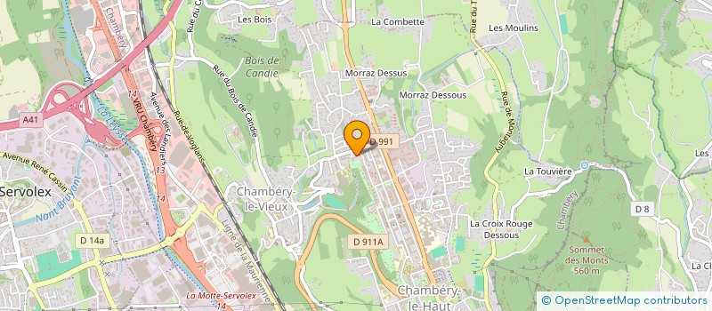 localisation de l'entreprise MONSIEUR NADIR REDJEB à LA RAVOIRE
