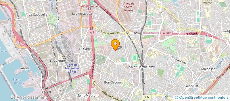 localisation de l'entreprise MONSIEUR NADIR SADOUD à MARSEILLE