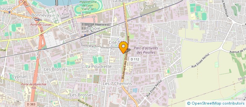 localisation de l'entreprise MONSIEUR NADIR SAHLI ELAYEB  VAULX-EN-VELIN