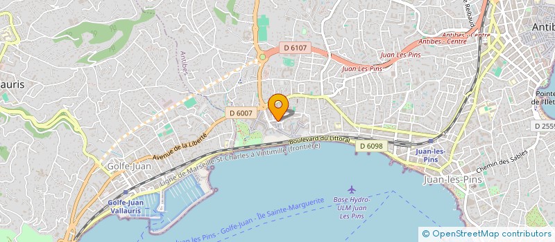 localisation de l'entreprise MONSIEUR NADIR SLAOUI  ANTIBES