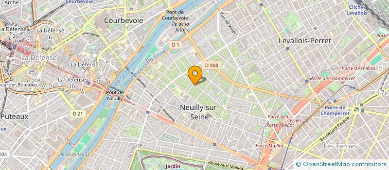localisation de l'entreprise MONSIEUR NADIR THIERS à NEUILLY-SUR-SEINE