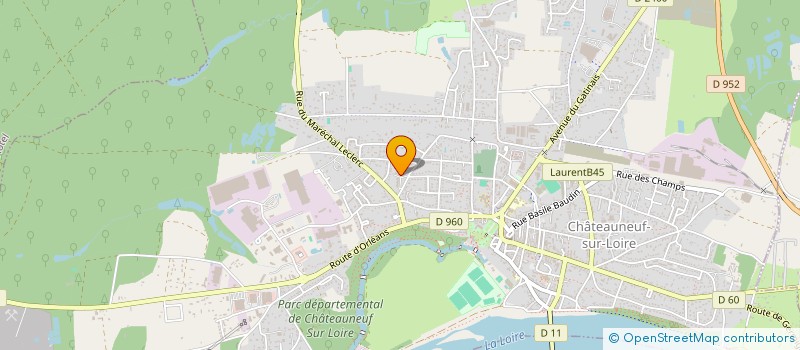 localisation de l'entreprise MONSIEUR NADIRE RANNAH à CHATEAUNEUF-SUR-LOIRE