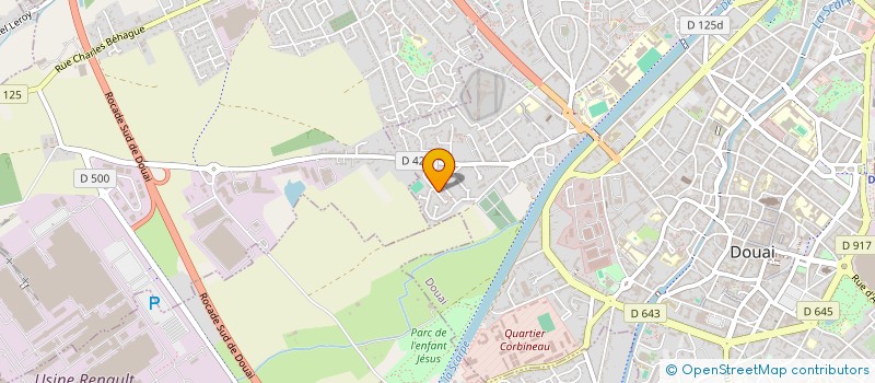 localisation de l'entreprise MONSIEUR NADJI BEN YOUCEF  DOUAI