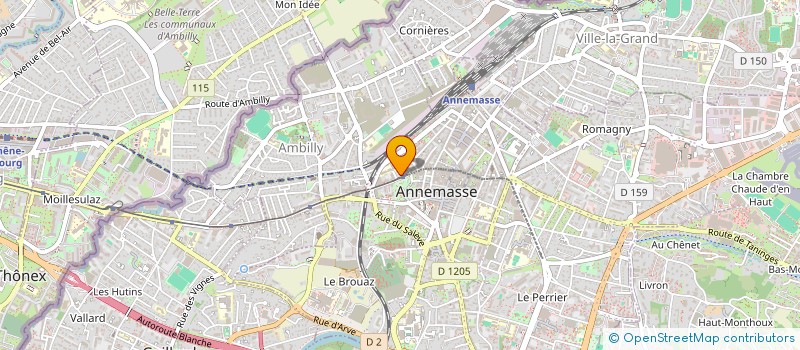 localisation de l'entreprise MONSIEUR NADJI SALHI  ANNEMASSE