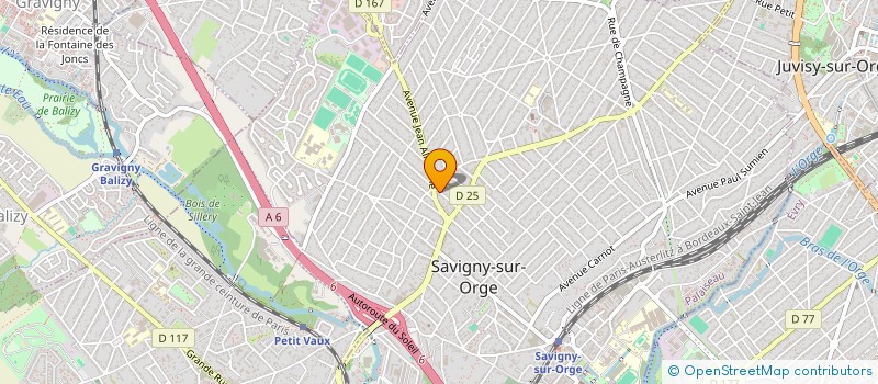 localisation de l'entreprise MONSIEUR NADJIB ALI HAIMOUD à SAVIGNY-SUR-ORGE