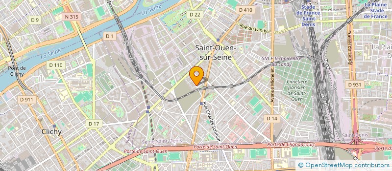localisation de l'entreprise MONSIEUR NADJIB BELAMINE à SAINT-OUEN-SUR-SEINE