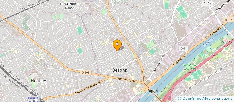 localisation de l'entreprise MONSIEUR NADJIB BOUDEHRI à BEZONS