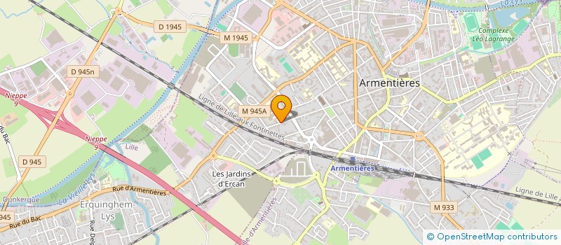 localisation de l'entreprise MONSIEUR NADJIB BOUMAAD à ARMENTIERES