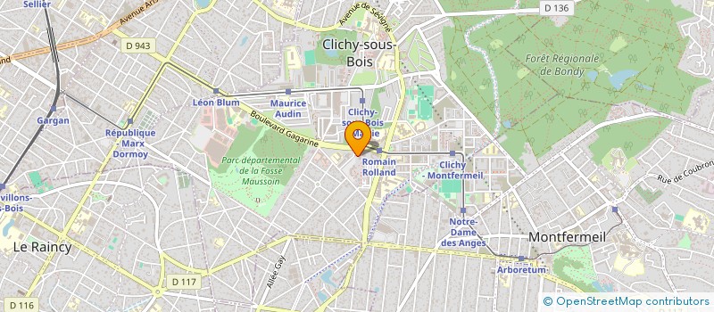 localisation de l'entreprise MONSIEUR NADJIB BOUYOUCEF à CLICHY-SOUS-BOIS