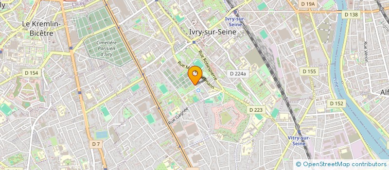 localisation de l'entreprise MONSIEUR NADJIB DJADJA  IVRY-SUR-SEINE