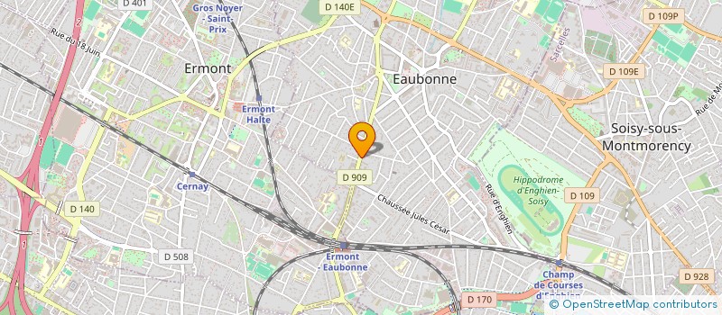 localisation de l'entreprise MONSIEUR NADJIB GANA  EAUBONNE