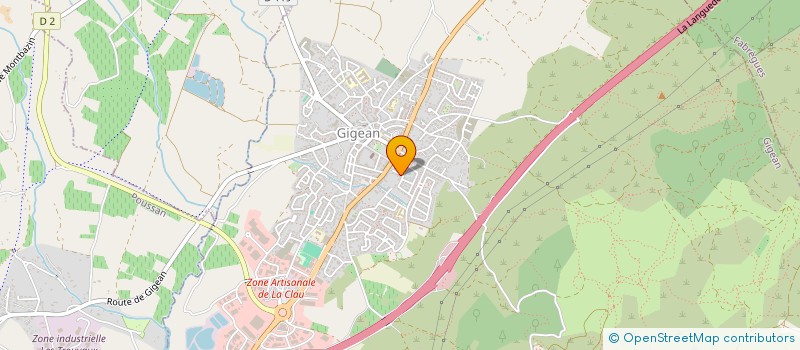 localisation de l'entreprise MONSIEUR NADJIB HADJADJ  GIGEAN