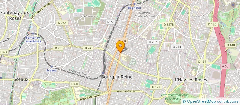 localisation de l'entreprise MONSIEUR NADJIB HASSANI à BOURG-LA-REINE