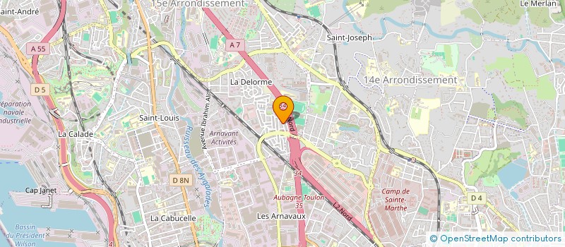 localisation de l'entreprise MONSIEUR NADJIB MEZNAD à MARSEILLE 15EME