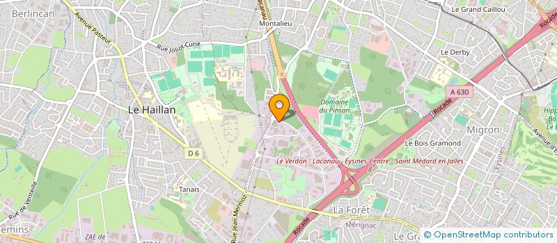 localisation de l'entreprise MONSIEUR NADJIBOU PARAISO  AMBARES-ET-LAGRAVE