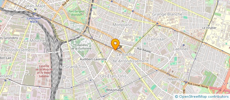 localisation de l'entreprise MONSIEUR NADJIL AMRI à LYON