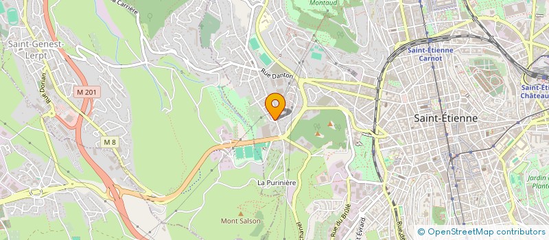 localisation de l'entreprise MONSIEUR NADJIM ASBAI  SAINT-ETIENNE