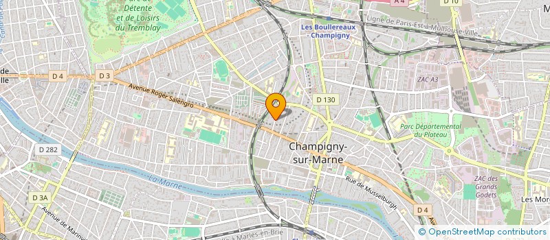 localisation de l'entreprise MONSIEUR NADJIM BACARI  CHAMPIGNY-SUR-MARNE