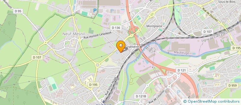 localisation de l'entreprise MONSIEUR NADJIM BRAHMI  HAUTMONT