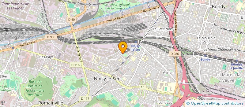 localisation de l'entreprise MONSIEUR NADJIM HAMIDOUCHE à NOISY-LE-SEC