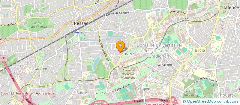 localisation de l'entreprise MONSIEUR NADJIM HASSAINI à PESSAC