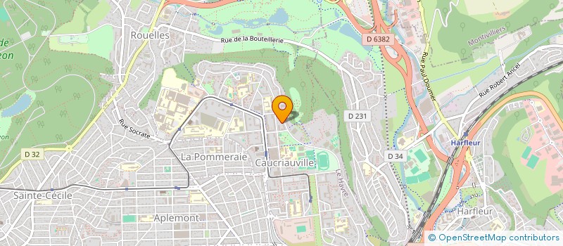 localisation de l'entreprise MONSIEUR NADJIM OULHACI  LE HAVRE