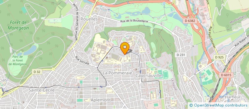 localisation de l'entreprise MONSIEUR NADJIM YDJEDD  LE HAVRE