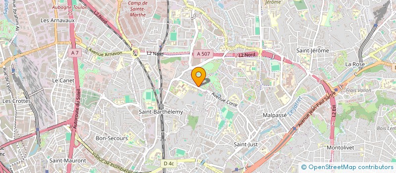 localisation de l'entreprise MONSIEUR NADJIME BAKARI ALI à MARSEILLE