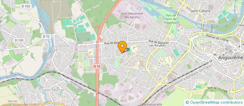 localisation de l'entreprise MONSIEUR NADJIMOU OMAR à ANGOULEME