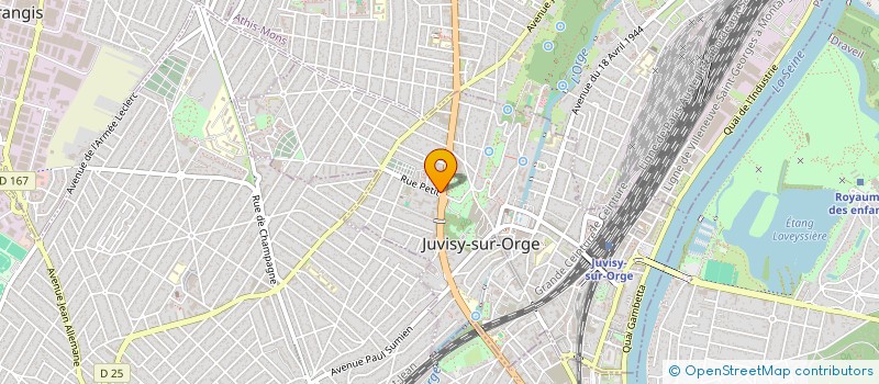 localisation de l'entreprise MONSIEUR NADO BOUA à JUVISY-SUR-ORGE