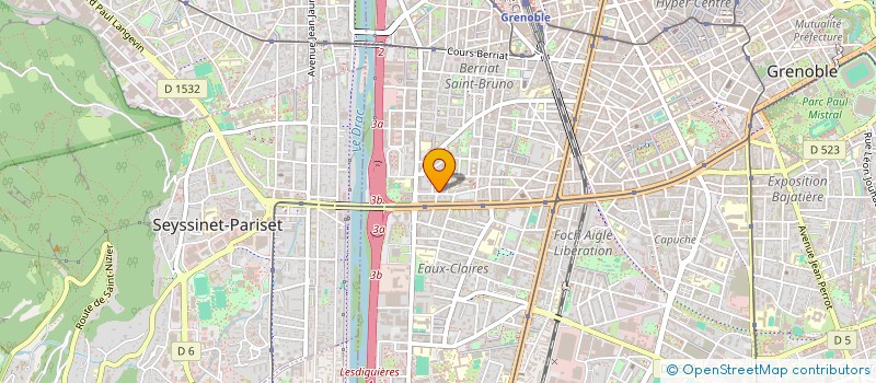 localisation de l'entreprise MONSIEUR NADSON FERREIRA DA COSTA  GRENOBLE