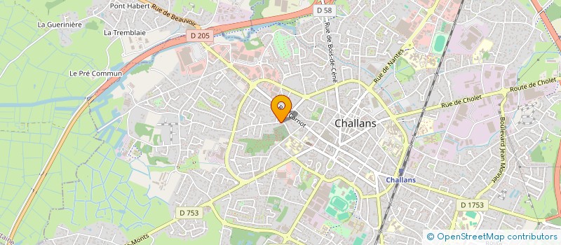 localisation de l'entreprise MONSIEUR NAE BOURGUIN à CHALLANS