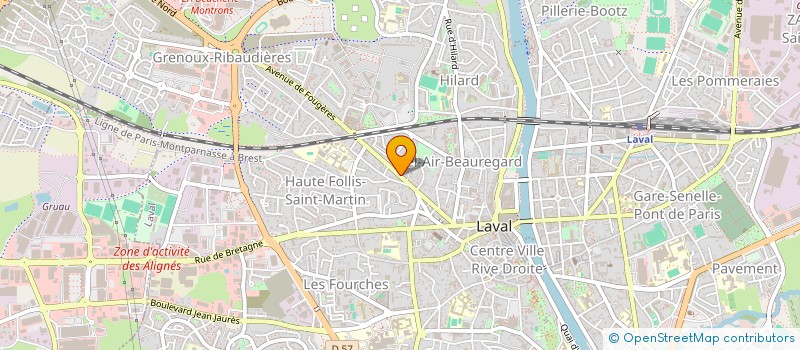 localisation de l'entreprise MONSIEUR NAEL AIT ARKOUB à LAVAL