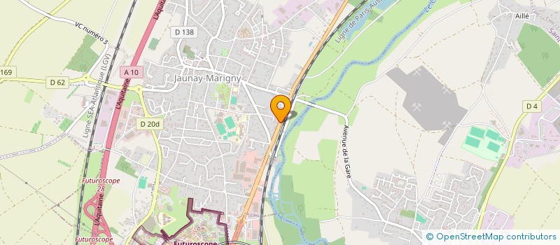 localisation de l'entreprise MONSIEUR NAEL ALAMY  JAUNAY-MARIGNY