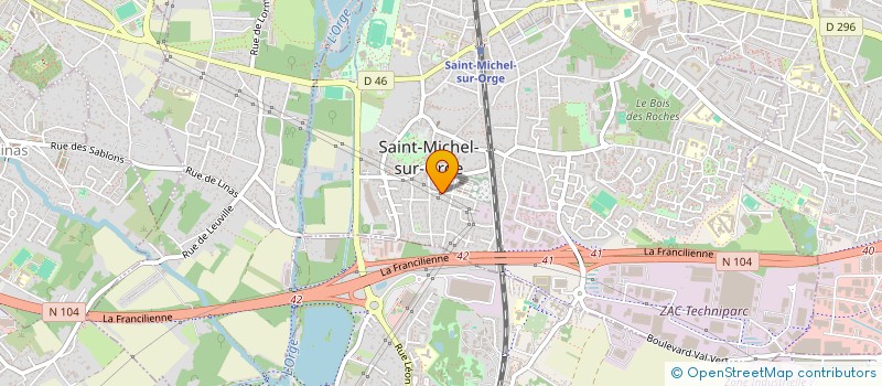 localisation de l'entreprise MONSIEUR NAEL ARIES  SAINT-MICHEL-SUR-ORGE