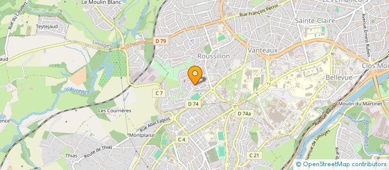 localisation de l'entreprise MONSIEUR NAEL BENNOUAR à LIMOGES