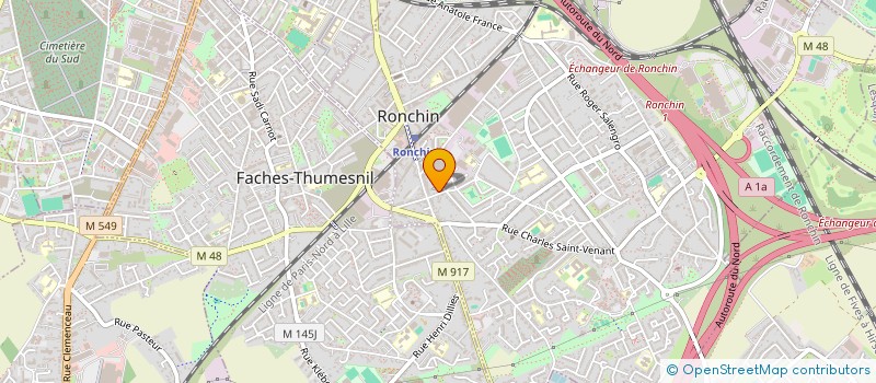 localisation de l'entreprise MONSIEUR NAEL BOUCHETATA  RONCHIN