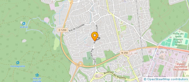 localisation de l'entreprise MONSIEUR NAEL CASTAING  LA TESTE-DE-BUCH