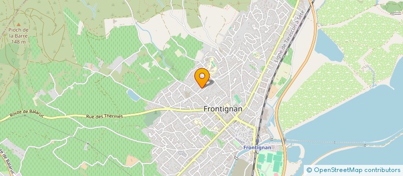 localisation de l'entreprise MONSIEUR NAEL GUETTARI  FRONTIGNAN