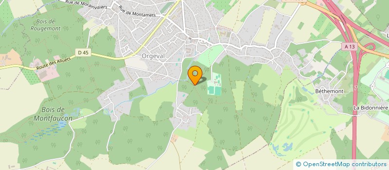 localisation de l'entreprise MONSIEUR NAEL LAGUERRE à ORGEVAL