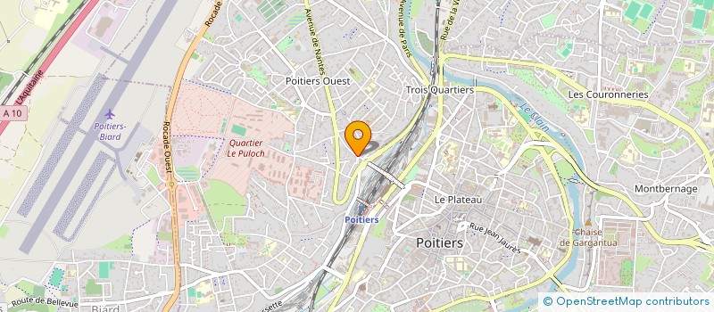 localisation de l'entreprise MONSIEUR NAEL LECONTE  POITIERS